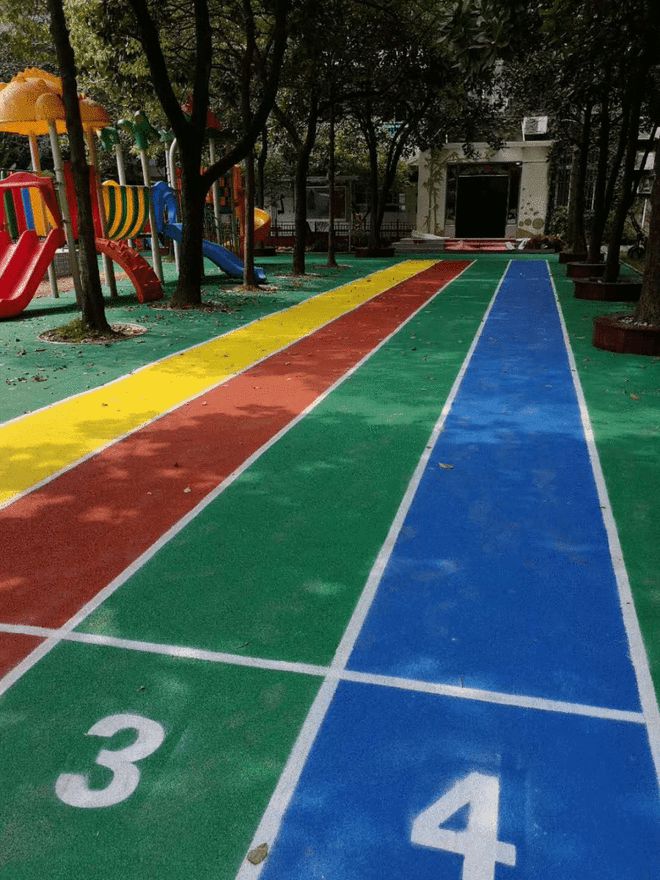 幼竞技宝官网儿园塑胶跑道的简述