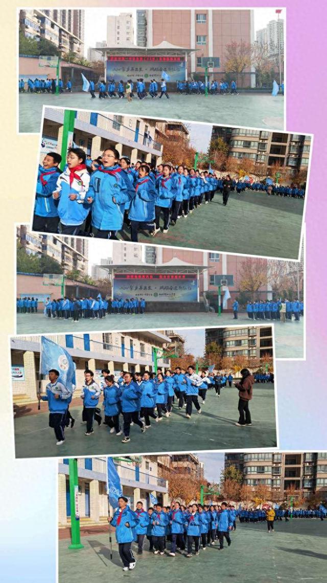 西安市四十二竞技宝官网中开展阳光活力大课间跑操比赛
